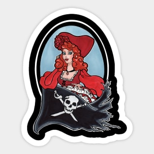 The Red Head Sticker